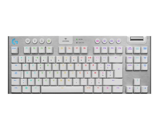 Logitech G915 TKL Tenkeyless LIGHTSPEED Wireless RGB Mechanical Gaming Keyboard White US Int'L