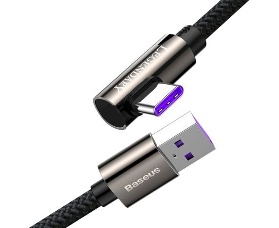 Baseus CATCS-C01 USB-C кабель 66Вт / 2м черный
