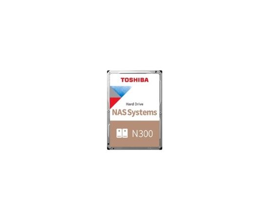 8TB NAS Toshiba N300 HDWG480UZSVA Gold 7200RPM 256MB