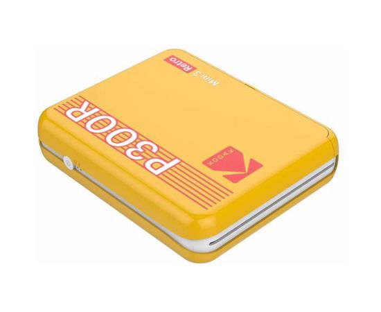 Kodak фотопринтер Mini 3 Plus Retro, желтый