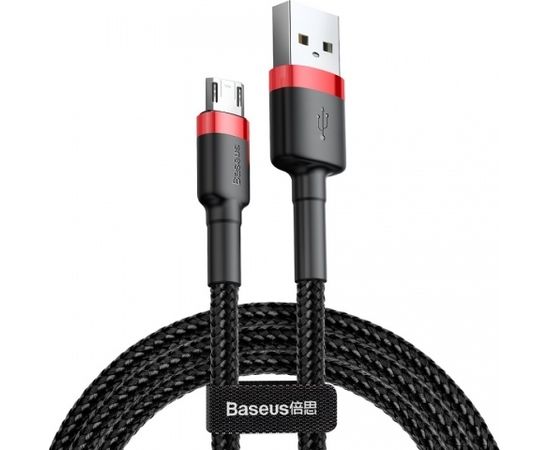 Cable Baseus USB2.0 A plug - micro USB plug 1.0m QC3.0 Cafule red+black