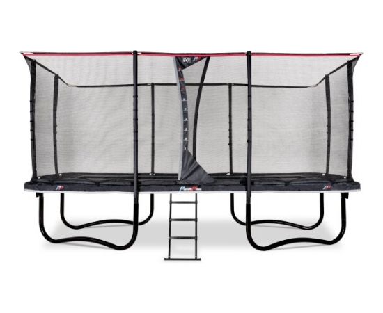 EXIT PeakPro batuts 305x518cm ar aizsargtīklu - melna Батуты и аксессуары