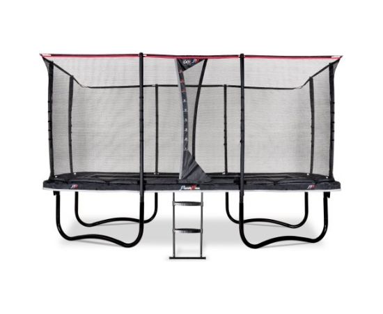 EXIT PeakPro batuts 244x427cm ar aizsargtīklu - melna Батуты и аксессуары