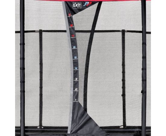 EXIT PeakPro batuts 244x427cm ar aizsargtīklu - melna Батуты и аксессуары