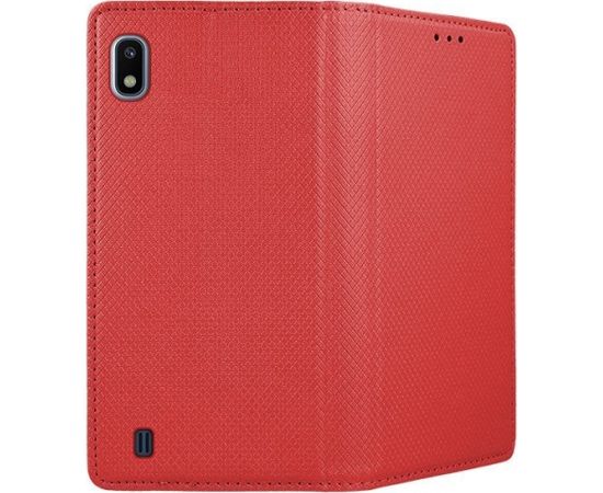 Mocco Smart Magnet Book Case Grāmatveida Maks Telefonam Xiaomi Poco F3 Sarkans