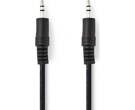 Nedis Aux Audio vads 3.5 mm -> 3.5 mm 2m Melns