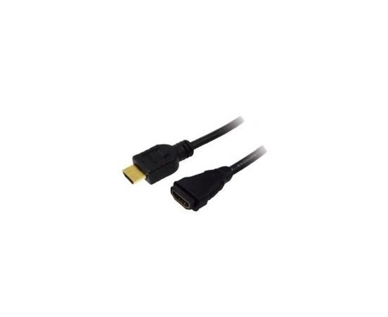 LOGILINK - Cable HDMI - HDMI 1.4 male / female, version Gold, lenght 2m