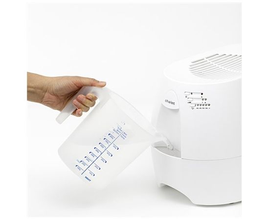 Humidifier Stylies Orion White, 6-18 W, Humidification capacity 350 ml/hr, 125 m³, Suitable for rooms up to 50 m², Water tank capacity 6 L