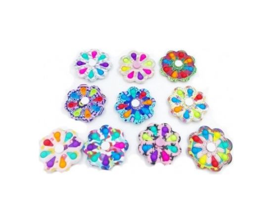 Antistresā rotaļlieta spinners Fidget Toys Simple Dimple Pop dažādas PI_SPINNERS-8