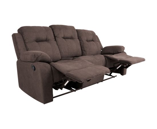 Dīvāns DIXON ar manuālu mehānismu 210x95xH102cm, brūns