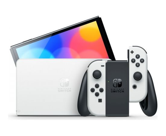 Nintendo Switch + Joy (OLED model) 7" 64GB White 210301	