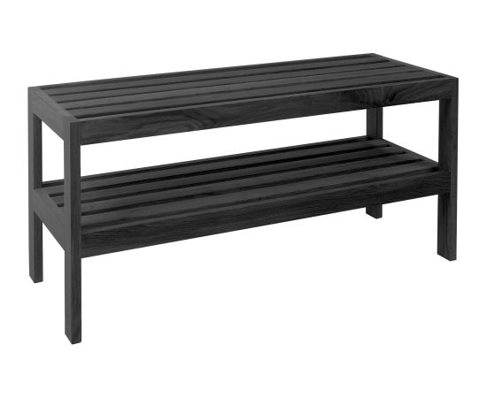 Kurpju plaukts MONDEO 82x32xH40cm, melns Plaukti  