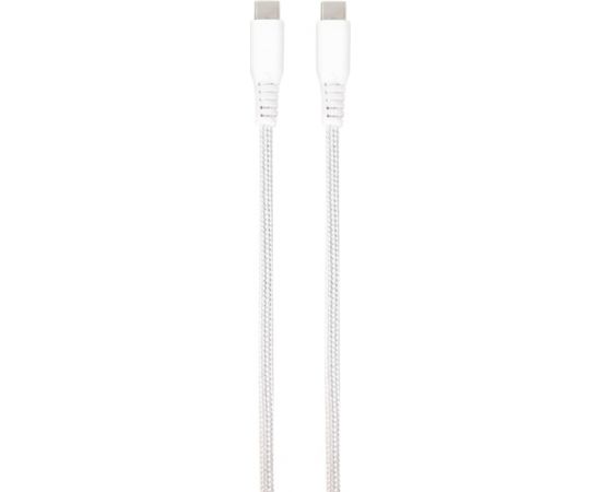 Vivanco cable USB-C - USB-C LongLife Charging 1.5m, white (62398)