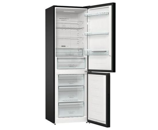 Gorenje NRK6192ABK4 Ledusskapis 185cm Melns