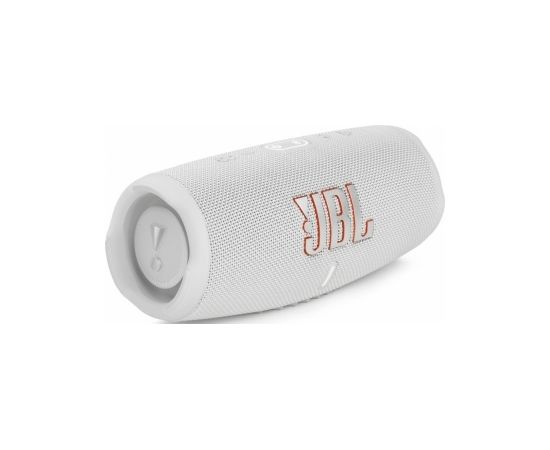 JBL Charge 5 White Bezvadu saļrunis Balts