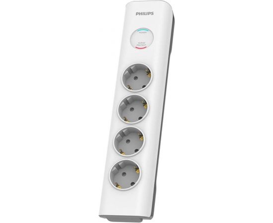 PHILIPS īssavienojuma aizsargātājs, 4 rozetes - SPN7040WA/58