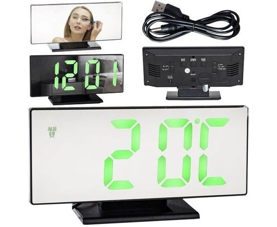 Blackmoon (0721) 4in1 - pulkstenis, spoguļa modinātājs un termometrs Pulksteņi