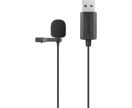Boya mikrofons ar USB pieslēgumu Lavalier USB BY-LM40 (vada garums 4 metri)