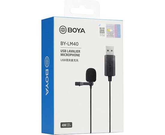 Boya микрофон Lavalier USB BY-LM40