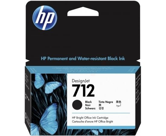 HP Ink No.712 Black (3ED70A)