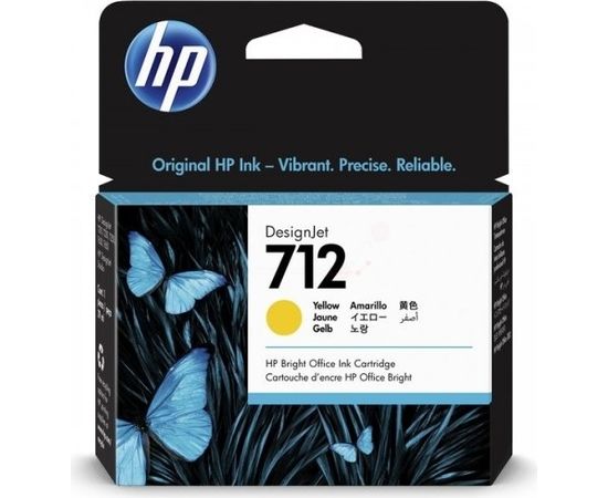 HP Ink No.712 Yellow (3ED69A)