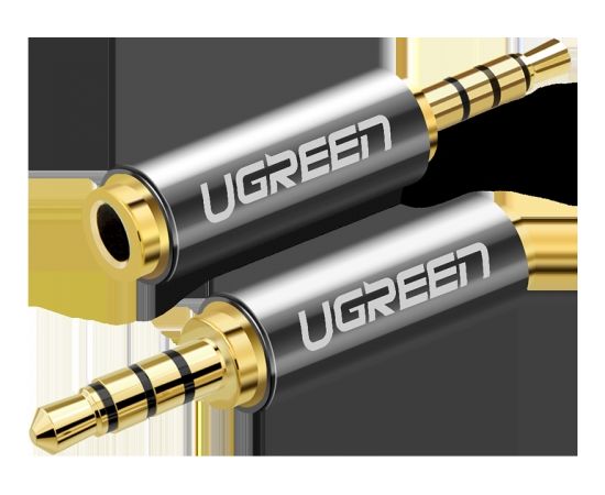 UGREEN 20501 Adapter 2.5 mm micro jack male to 3.5 mm mini jack female (gray)