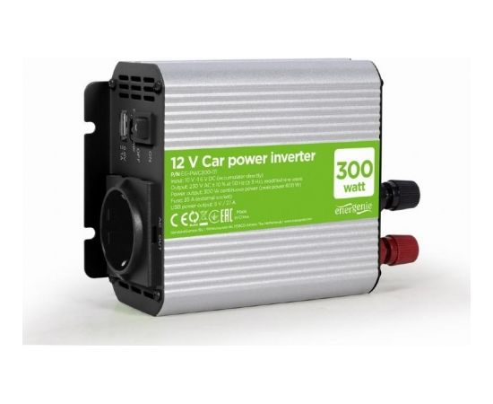 POWER INVERTER CAR 12V 300W/EG-PWC300-01 GEMBIRD