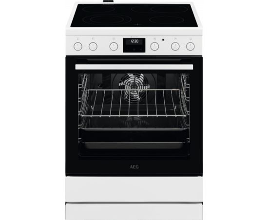 AEG CCB6440ABW SurroundCook stikla keramikas plīts Balta 60cm Elektriskās plītis