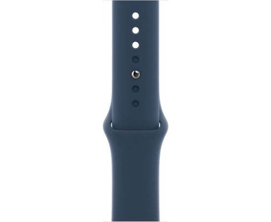 Apple Watch SE GPS 40mm Sport Band, silver/abyss blue