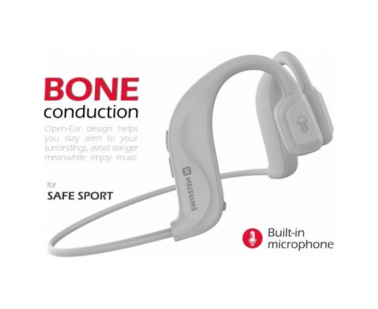 Swissten Bluetooth Bone Conduction Austiņas Baltas