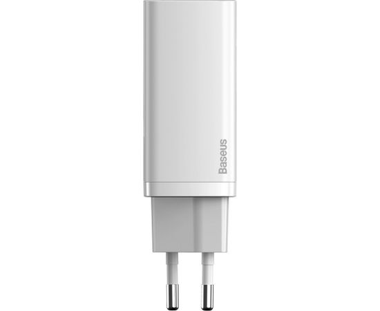 Baseus GaN2 Lite lādētājs USB-C / 65W balts