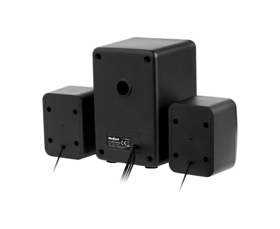 Rebel 2.1 Skaļruņi / AUX / USB / 5W + 2X3W Melni