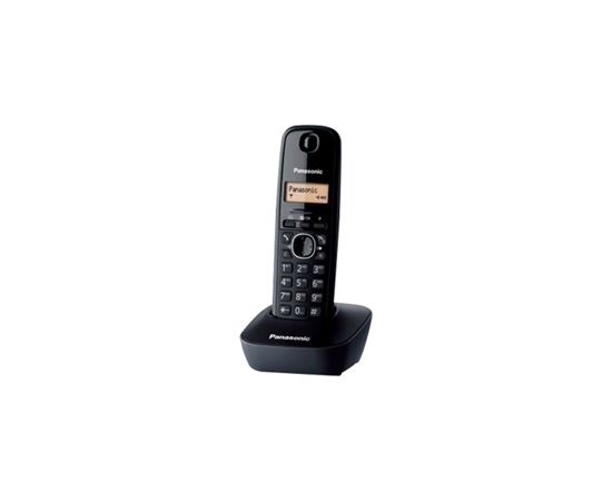 Panasonic Cordless KX-TG1611FXH Black, Caller ID, Wireless connection, Phonebook capacity 50 entries, Built-in display,