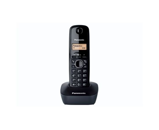 Panasonic Cordless KX-TG1611FXH Black, Caller ID, Wireless connection, Phonebook capacity 50 entries, Built-in display,