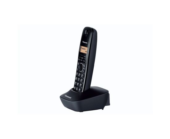 Panasonic Cordless KX-TG1611FXH Black, Caller ID, Wireless connection, Phonebook capacity 50 entries, Built-in display,