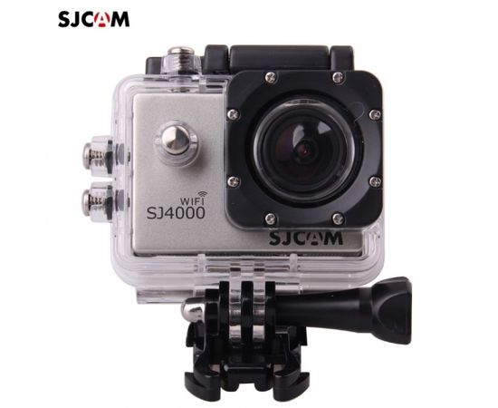 SJCam SJ4000 Wi-Fi Водостойкая 30m Спорт Камера 12MP 170 град.1080p HD 30fps 2.0" LCD Экран Серебристый