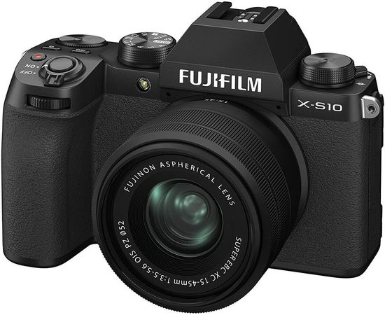 Fujifilm X-S10 + 15-45mm Kit, black