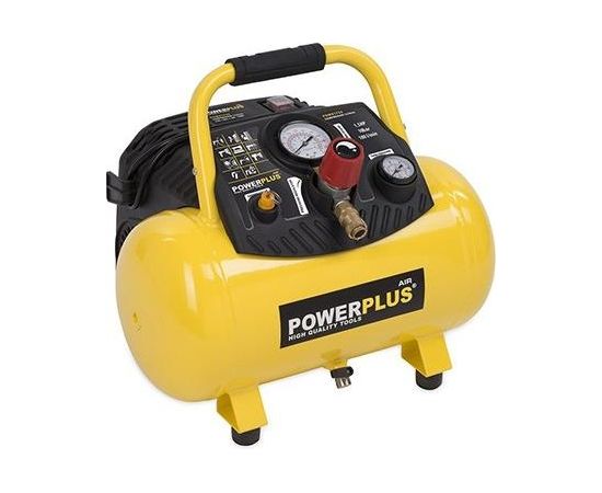 Kompresors 1100W, 12L, 1.5HP, bez eļļas Powerplus X