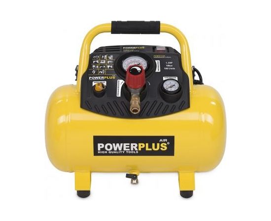 Kompresors 1100W, 12L, 1.5HP, bez eļļas Powerplus X