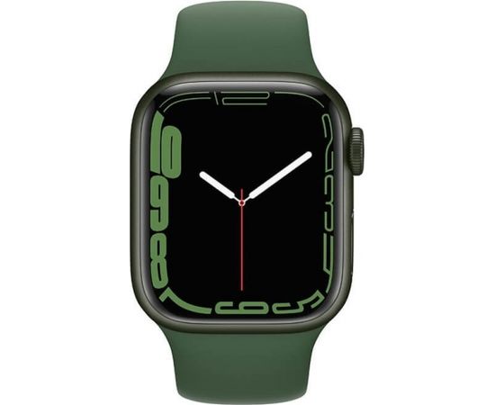 Apple Watch Series 7 GPS 41mm Green Aluminium Case with Sport Band Regular Clover