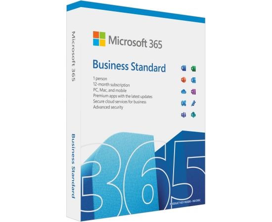 SW RET MICROSOFT 365 BUS STD/ENG P8 KLQ-00650 MS Программное обеспечение