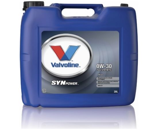 Motoreļļa SYNPOWER ENV C2 0W30 20L, Valvoline