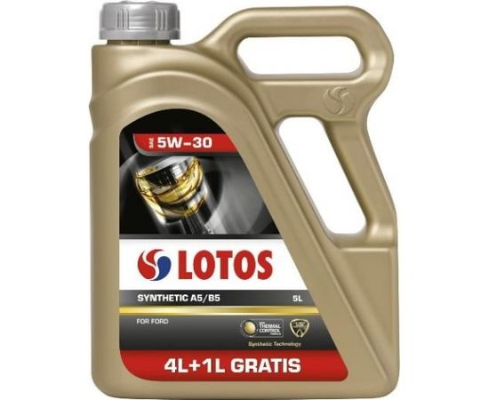 Motoreļļa LOTOS SYNTHETIC A5/B5 5W30 4+1L, Lotos Oil