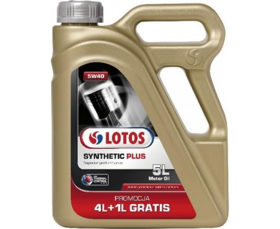 Motoreļļa LOTOS SYNTHETIC PLUS 5W40 4+1L, Lotos Oil