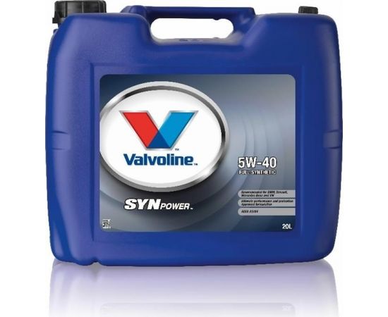 Motoreļļa SYNPOWER 5W40 20L, Valvoline