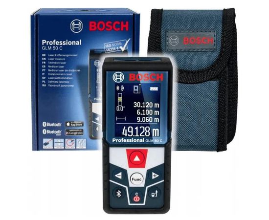 BOSCH GLM 50 C Bluetooth Lāzera tālmērs  0601072C00