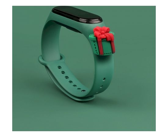 Fusion Xmas Present ремешок для часов Xiaomi Mi Band 5 / Mi Band 6 зеленый