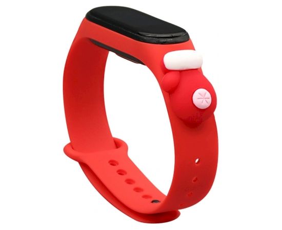 Fusion Xmas Glove ремешок для часов Xiaomi Mi Band 3 / 4 красный