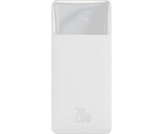 Baseus Bipow PPDML-N02 portatīvā baterija 30000 mAh / 15W / 12V / 3A balta
