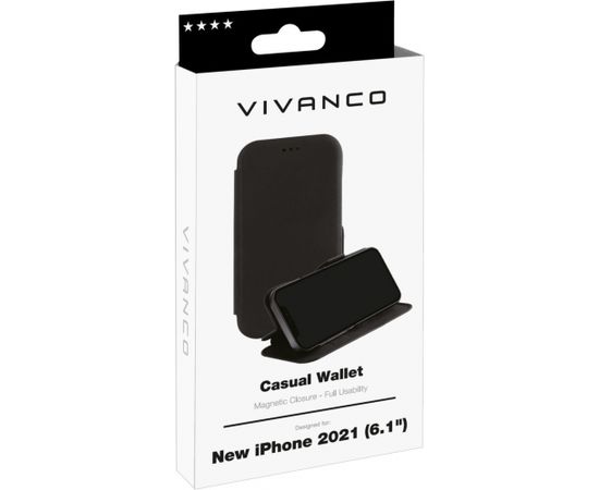 Vivanco защитный чехол Casual Wallet Apple iPhone 13 (62861)